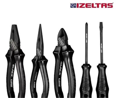 İzeltaş 1300 5 Parça Black Line El Aleti Seti - İzeltaş 13000005133 - 2
