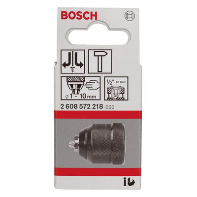 Bosch 1-10 mm - 1/2-20 Anahtarsız Mandren - 2