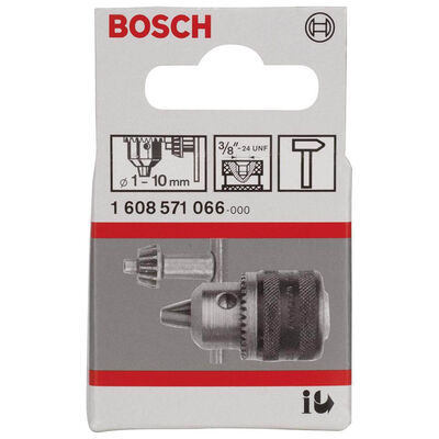 Bosch 1-10 mm - 3/8 & prime;′-24 Anahtarlı Mandren - 2