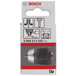 Bosch 1-10 mm - 3/8-24 Anahtarsız Mandren - 2