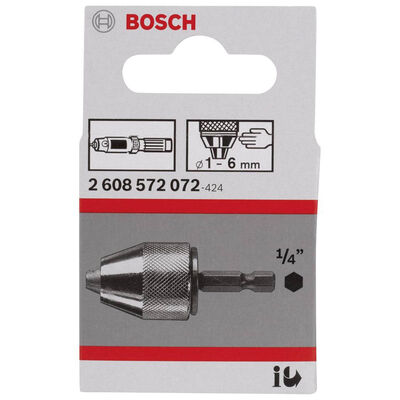 Bosch 1-6 mm - 1/4-6k Anahtarsız Mandren - 2