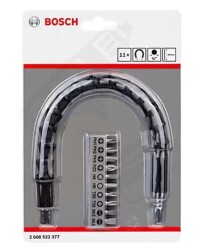 Bosch 10 Parça Vidalama Ucu ve Uzatma Adaptörü (30 cm - Plastik) - 2608522377 - 1