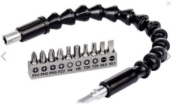 Bosch 10 Parça Vidalama Ucu ve Uzatma Adaptörü (30 cm - Plastik) - 2608522377 - 4