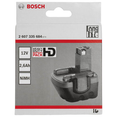 Bosch 12 V 2,6 Ah HD NiMh O-Pack Akü - 2