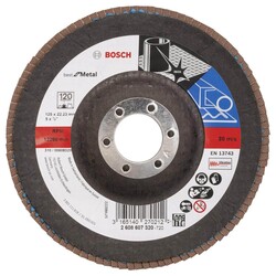 Bosch 125 mm 120 Kum Best Serisi Metal Flap Disk - 1