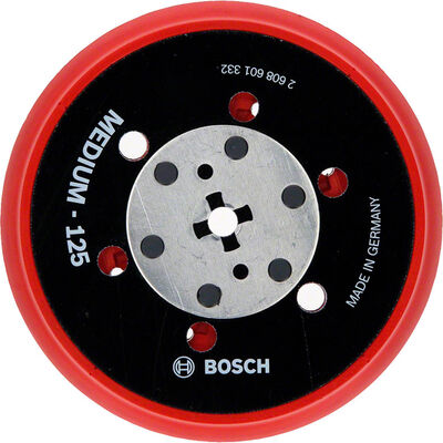 Bosch 125 mm 5/16 Çok Delikli Zımpara Tabanı Orta - 1