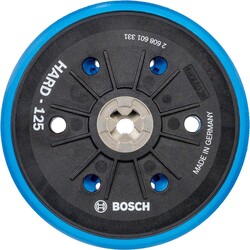 Bosch 125 mm 5/16 Çok Delikli Zımpara Tabanı Sert - 1