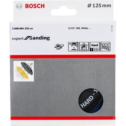 Bosch 125 mm 5/16 Çok Delikli Zımpara Tabanı Sert - 2