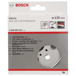 Bosch 125 mm Zımpara Tabanı Ekstra Yumuşak (GEX) - 2