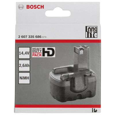 Bosch 14,4 V 2,6 Ah HD NiMh O-Pack Akü - 2