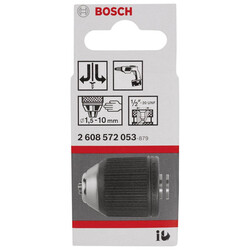 Bosch 1,5-10 mm - 1/2''-20 Anahtarsız Mandren - 2