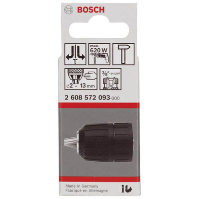 Bosch 1,5-13 mm - 3/8-24 Anahtarsız Mandren - 2