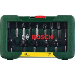 Bosch 15 Parça Freze Seti 8 mm Şaftlı - 2