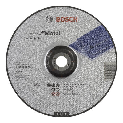 Bosch 230*3,0 mm Expert Serisi Bombeli Metal Kesme Diski (Taş) - 1