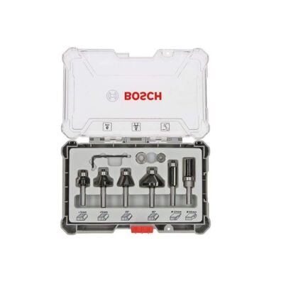 Bosch 8 mm Şaftlı 6'lı Karışık Freze Ucu Seti - 2607017469 - 2