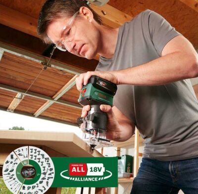Bosch AdvancedTrimRouter 18V-8 Akülü Freze (Akü Dahil Değil) - 06039D5000 - 3