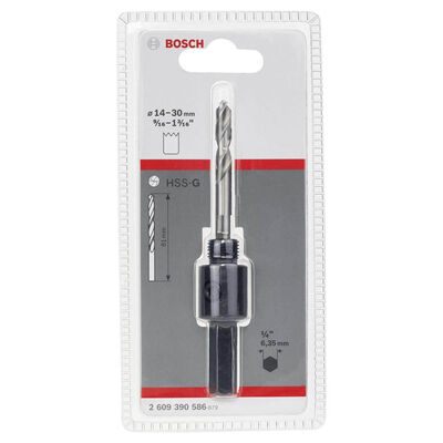 Bosch Altıgen Şaftlı 14-30 mm Pançlar İçin Adaptör, Anahtar Ağzı 1/4 (6,35mm) - 2