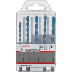 Bosch Altıgen Şaftlı, HEX-9 Serisi Çoklu Malzeme için Matkap Ucu 5li Set 4-5-6-8-10 mm - 2