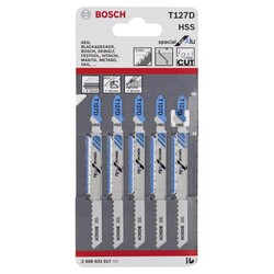 Bosch Aluminyum İçin T 127 D Dekupaj Testeresi Bıçağı - 5Li Paket - 2