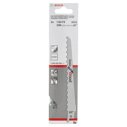 Bosch Basic Serisi Ahşap için Panter Testere Bıçağı S 617 K - 2li - 2