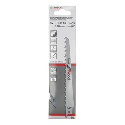 Bosch Basic Serisi Ahşap için Panter Testere Bıçağı S 617 K - 5li - 2