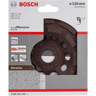 Bosch Best Serisi Aşındırıcı Malzemeler İçin Elmas Çanak Disk 125 mm - 2