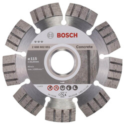 Bosch Best Serisi Beton İçin Elmas Kesme Diski 115 mm - 1