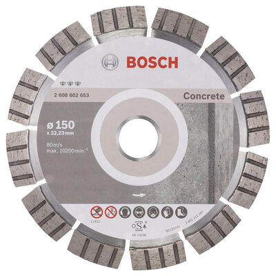 Bosch Best Serisi Beton İçin Elmas Kesme Diski 150 mm - 1
