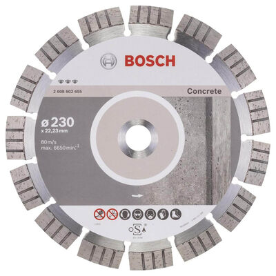 Bosch Best Serisi Beton İçin Elmas Kesme Diski 230 mm - 1