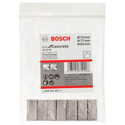 Bosch Best Serisi Elmas Sulu Karot Uç Segman 72-77-82 mm İçin 7 Parça - 2