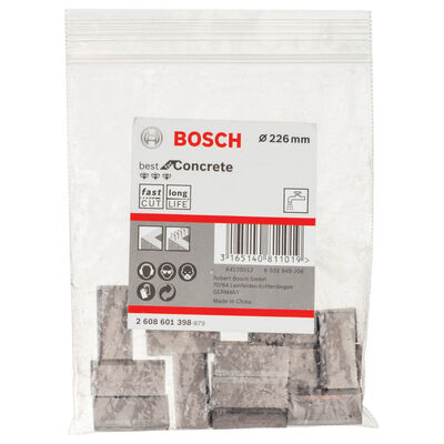 Bosch Best Serisi Elmas Sulu Karot Uç Segmanı 226 mm İçin 15 Parça - 2