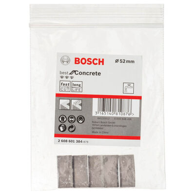 Bosch Best Serisi Elmas Sulu Karot Uç Segmanı 52 mm İçin 5 Parça - 2
