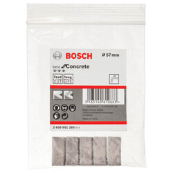 Bosch Best Serisi Elmas Sulu Karot Uç Segmanı 57 mm İçin 5 Parça - 2