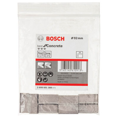 Bosch Best Serisi Elmas Sulu Karot Uç Segmanı 92 mm İçin 6 Parça - 2