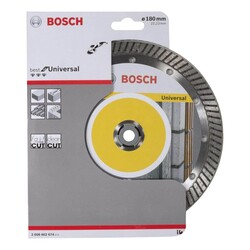 Bosch Best Serisi Genel Yapı Malzemeleri İçin Turbo Segmanlı Elmas Kesme Diski 180 mm - 2