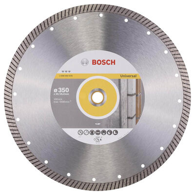 Bosch Best Serisi Genel Yapı Malzemeleri İçin Turbo Segmanlı Elmas Kesme Diski 350 mm - 1