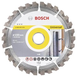 Bosch Best Serisi Genel Yapı Malzemeleri ve Metal İçin Elmas Kesme Diski 150 mm - 1