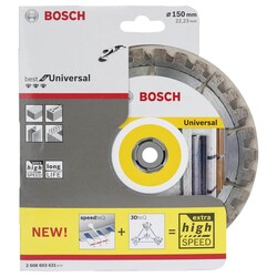 Bosch Best Serisi Genel Yapı Malzemeleri ve Metal İçin Elmas Kesme Diski 150 mm - 2