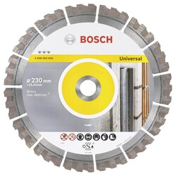 Bosch Best Serisi Genel Yapı Malzemeleri ve Metal İçin Elmas Kesme Diski 230 mm - 1