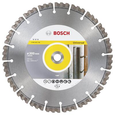 Bosch Best Serisi Genel Yapı Malzemeleri ve Metal İçin Elmas Kesme Diski 300*20 mm - 1