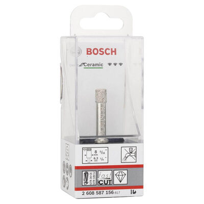 Bosch Best Serisi, GTR 30 İçin Seramik Kuru Elmas Delici 8*35 mm - 2