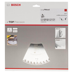 Bosch Best Serisi Hassas Kesim Ahşap için Daire Testere Bıçağı 210*30 mm 48 Diş - 2