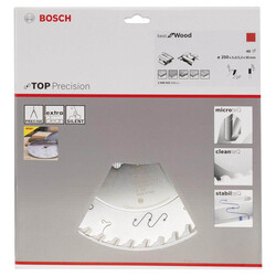 Bosch Best Serisi Hassas Kesim Ahşap için Daire Testere Bıçağı 250*30 mm 40 Diş - 2