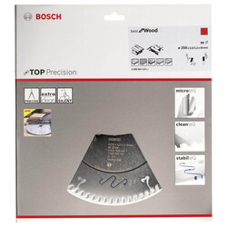 Bosch Best Serisi Hassas Kesim Ahşap için Daire Testere Bıçağı 250*30 mm 80 Diş - 2