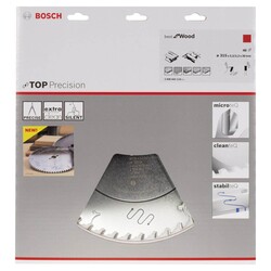Bosch Best Serisi Hassas Kesim Ahşap için Daire Testere Bıçağı 315*30 mm 48 Diş - 2
