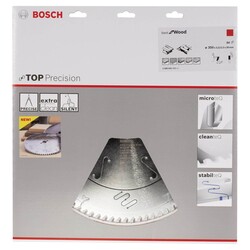 Bosch Best Serisi Hassas Kesim Ahşap için Daire Testere Bıçağı 350*30 mm 84 Diş - 2