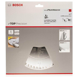 Bosch Best Serisi Hassas Kesim Çoklu Malzeme için Daire Testere Bıçağı 210*30 mm 54 Diş - 2