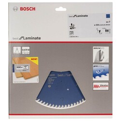 Bosch Best Serisi Laminant için Daire Testere Bıçağı 254*30 mm 84 Diş - 2