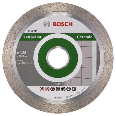Bosch Best Serisi Seramik İçin, Elmas Kesme Diski 125 mm - 1