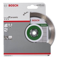 Bosch Best Serisi Seramik İçin, Elmas Kesme Diski 125 mm - 2